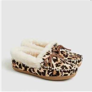 Jcrew leopard slippers size 8